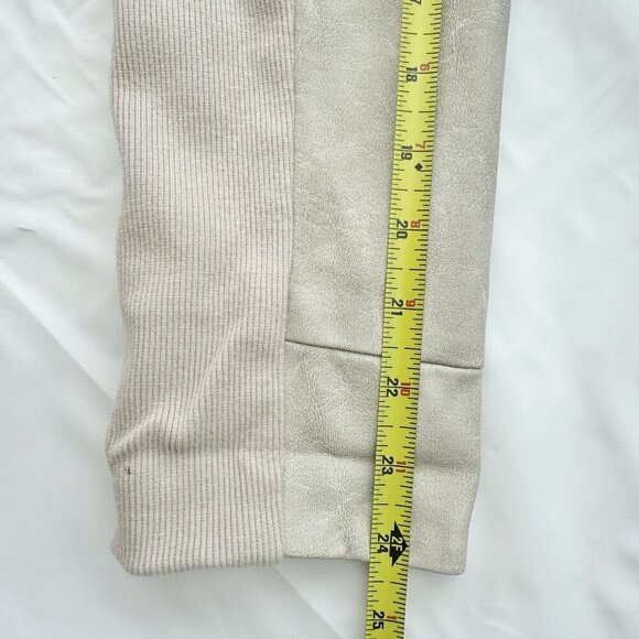 Desigual Faux Leather Biker Jacket Removable Sleeves And Collar Embroidered XL - Picture 8 of 16